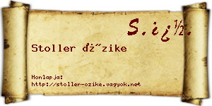 Stoller Őzike névjegykártya